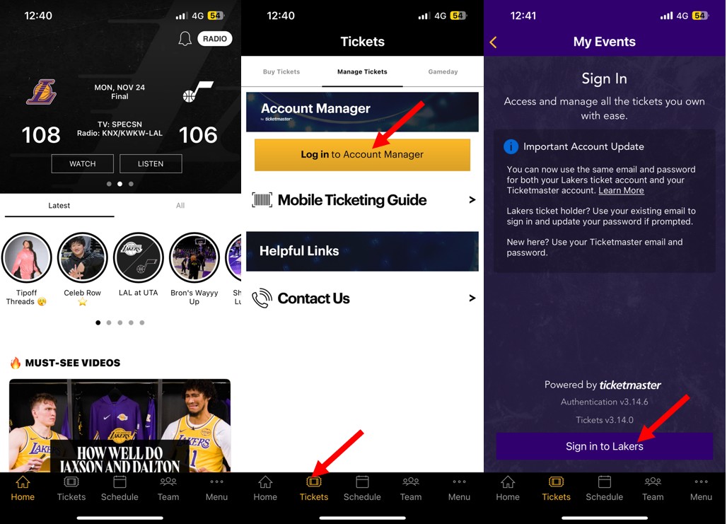 レイカーズアプリインストール